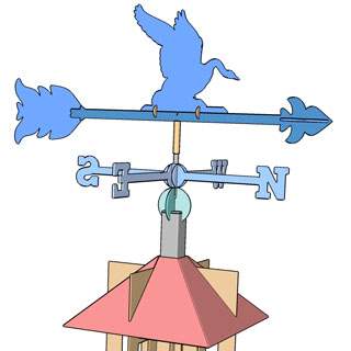 Balanced Weathervanes