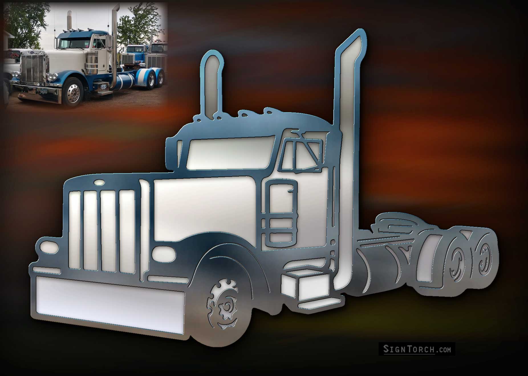 Big Truck | ReadyToCut - Vector Art for CNC - Free DXF Files