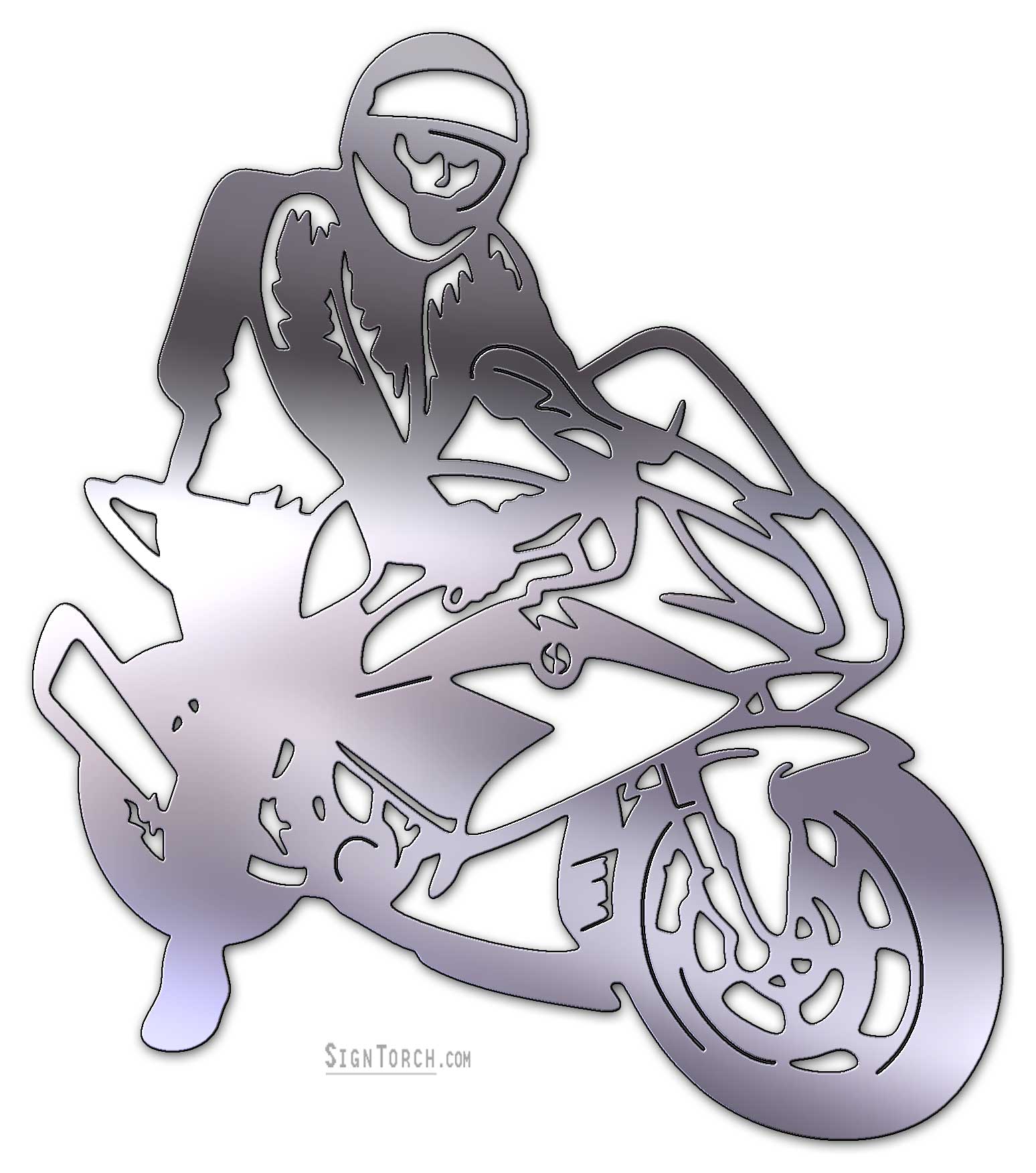 Cool Rider ReadyToCut Vector Art for CNC Free DXF Files