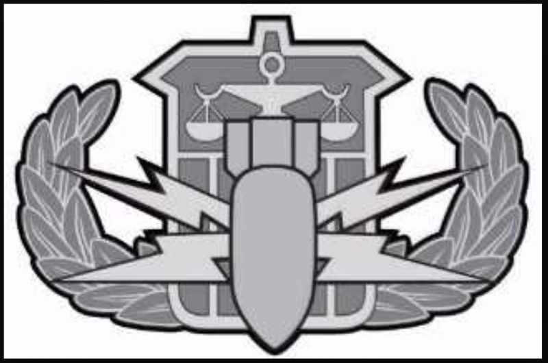 Civilian EOD pin | ReadyToCut - Vector Art for CNC - Free DXF Files