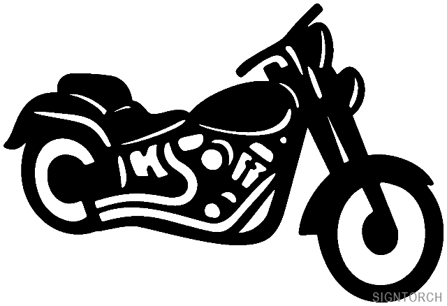 Harley Motorcycle | ReadyToCut - Vector Art for CNC - Free DXF Files