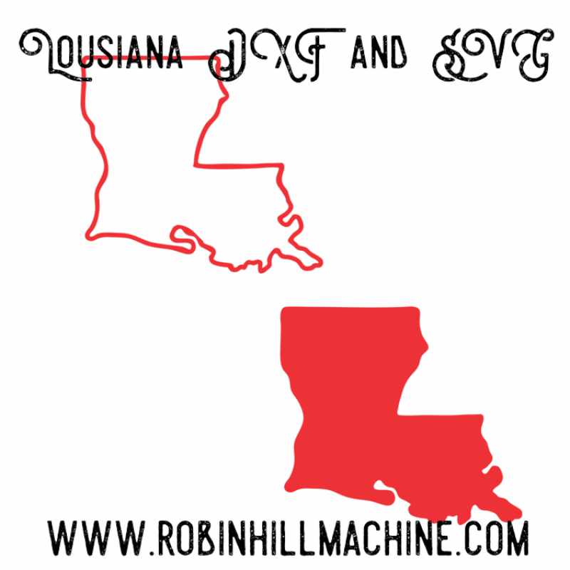 Symbols State Outlines Mississippi And Louisiana Readytocut Vector Art For Cnc Free Dxf Files