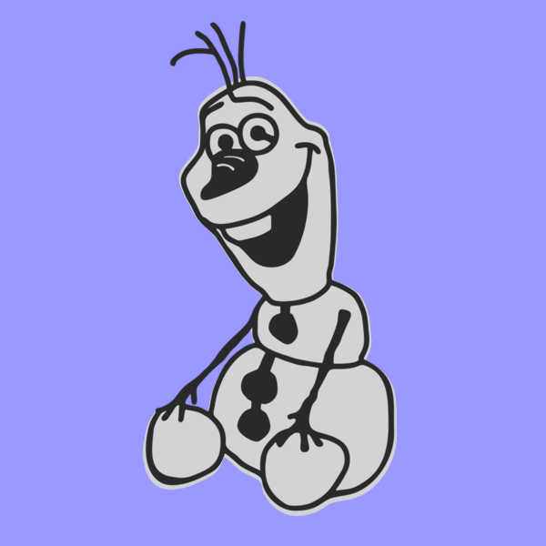 Download Festive - Olaf from Frozen DXF | ReadyToCut - Vector Art ...