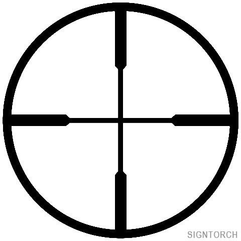 Other - Scope Reticle | ReadyToCut - Vector Art for CNC - Free DXF Files