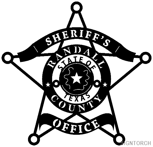 Badge - Sheriff's Department Badge | ReadyToCut - Vector Art for CNC ...