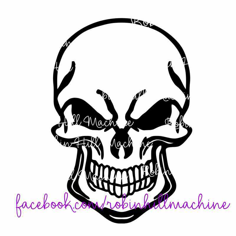 Download Other - Skull DXF | ReadyToCut - Vector Art for CNC - Free ...