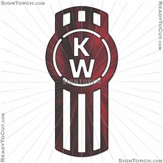 Kenworth DXF SVG Cut Files for CNC Plasma, Router, Laser, Waterjet ...