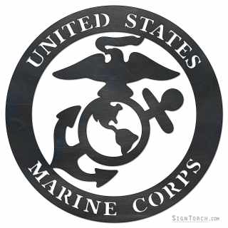 Marine Logo Small | Ready To Cut
